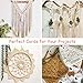 Macrame Cord 3mm x 328 Yard Bulk (300 Meters) | DIY Craft 3mm Macrame Cord | Natural Cotton Rope Macrame Supplies | 3 Strand Twisted Macrame Rope for Macrame Wall Hanging, Plant Hanger, Rope Lights