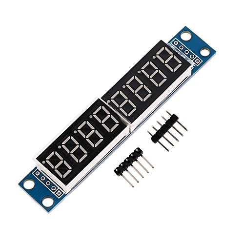 PiMill MAX7219 8 Bit 7-Segment Digital Tube Red Display Control Module for Arduino