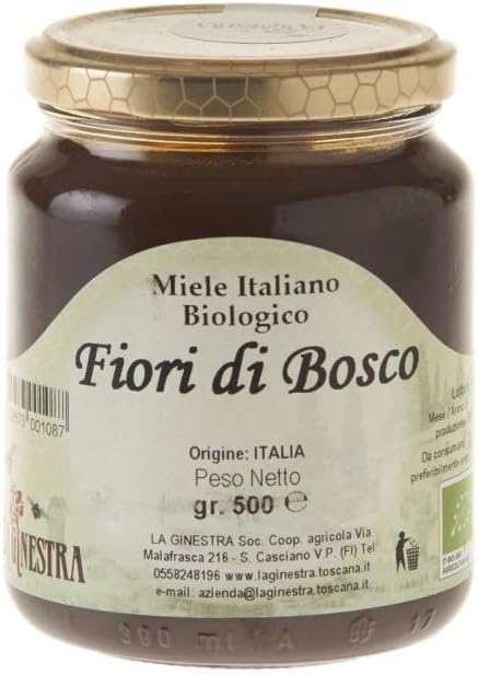 Organic Tuscan Flowers of the Forest Honey 500g