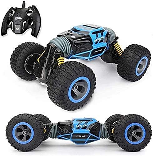電動rcオフロードカー バギー4wd おトク 2 4ghzリモートコントロール車両モンスタークローラーボーイズガールズバースデークリスマス用チャリオットギフト サイズ バッテリー カラー ブルー1 8 2