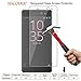 Sony XA Ultra Tempered Glass, Nacodex Premium Tempered Glass Screen Protector For Sony Xperia XA Ultra 6.0-inch , 2.5D Round Edge 9H Hardness Bubble Free