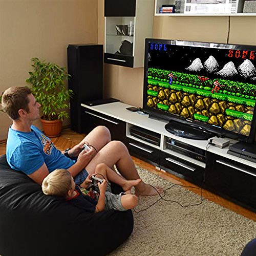 Beyondsky Classic Game Console Built-in 620 TV Video Games - Retro Family Mini Game Console with 8-bi,AV Output and Dual Control Controllers, Plug and Play, Bring Back Happy Childhood Memories - Thumbnail 3