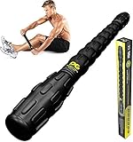Muscle Roller Stick Pro, The Best Self Massage Tool, Relieve Sore Muscles, Cramps, Back Tightness, Trigger Points Pain, Myofascial Physical Therapy, Legs Recovery, Knots & Calf Soreness, Free E-Book