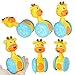 Bluelans Cartoon Giraffe Tumbler Doll Roly-Poly Baby Toys Cute Rattles Ring Bell Newborns 3-12 Month Early Educational Toy for Baby Boys and Girls Xmas Birthday Gifts Stocking Fillers Colorful