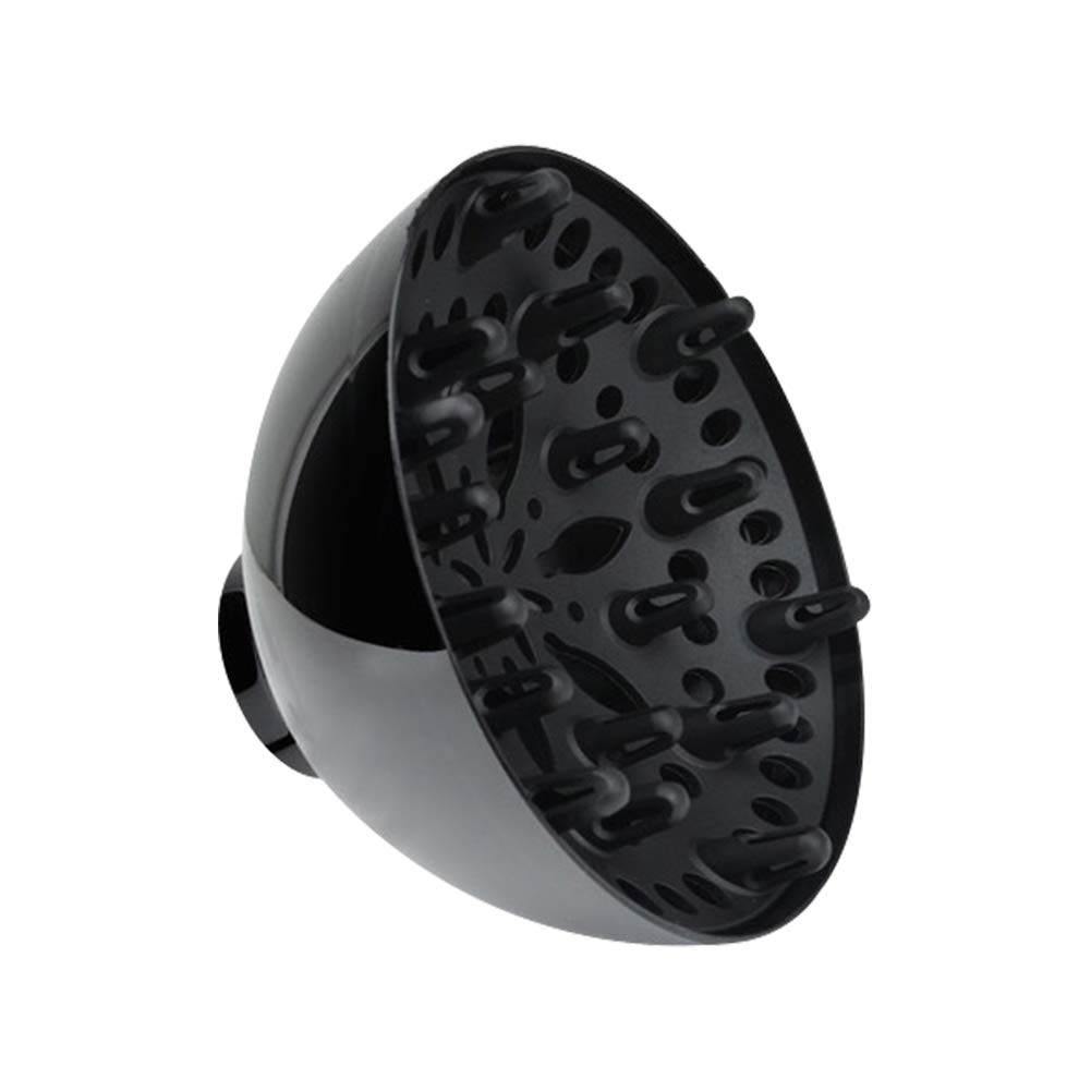 Hair Dryer Diffuser,QSXX 1 Universal Diffuser,Hair Dryer Diffuser Nozzle,Anself Universal Diffuser Blow for Home Styling Beauty Salon Daily Care 14.5x8x5cm Suitable for Blower Diameter 4.5-5cm,Black