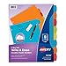 Avery Big Tab Write & Erase Durable Plastic Dividers, 8 Multicolor Tabs, 1 Set (16130) primary