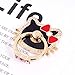 Alzcatek Finger Ring Stand 360 Degree Rotation, Thin Universal Phone Cute Cat Ring Holder Compatible with iPhone Xs, iPhone Xs MAX, iPhone X, iPhone 78/78 Plus, Samsung, LG and Other Smartphones