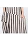 Mordenmiss Women's Cotton Linen Dress Stripes Plus Size Dresses Style 2-L-Gray