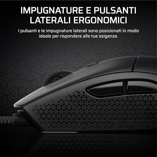 M55 Mouse da Gioco FPS Leggero e Cablato – Nero