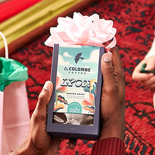 LA COLOMBE LYON WHOLE BEAN COFFEE, 12 OZ