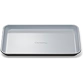 Caraway Nonstick Ceramic Small Baking Sheet (9x13”) – Non-Toxic, PTFE & PFOA Free – Oven Safe – Aluminized Steel Core – Mini Sheet Pan for Baking, Roasting & More - Black