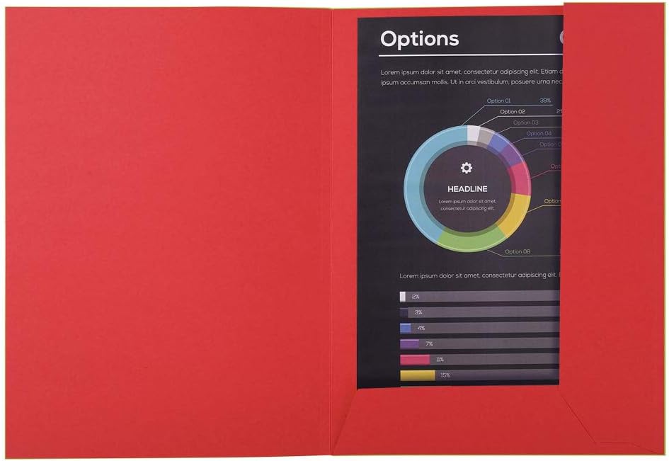 Exacompta, Ref 216012E, Rocks Collection, 2-Flap Folders, 240 x 320mm in Size, Suitable for A4 Documents, 210gsm Material - Image 4