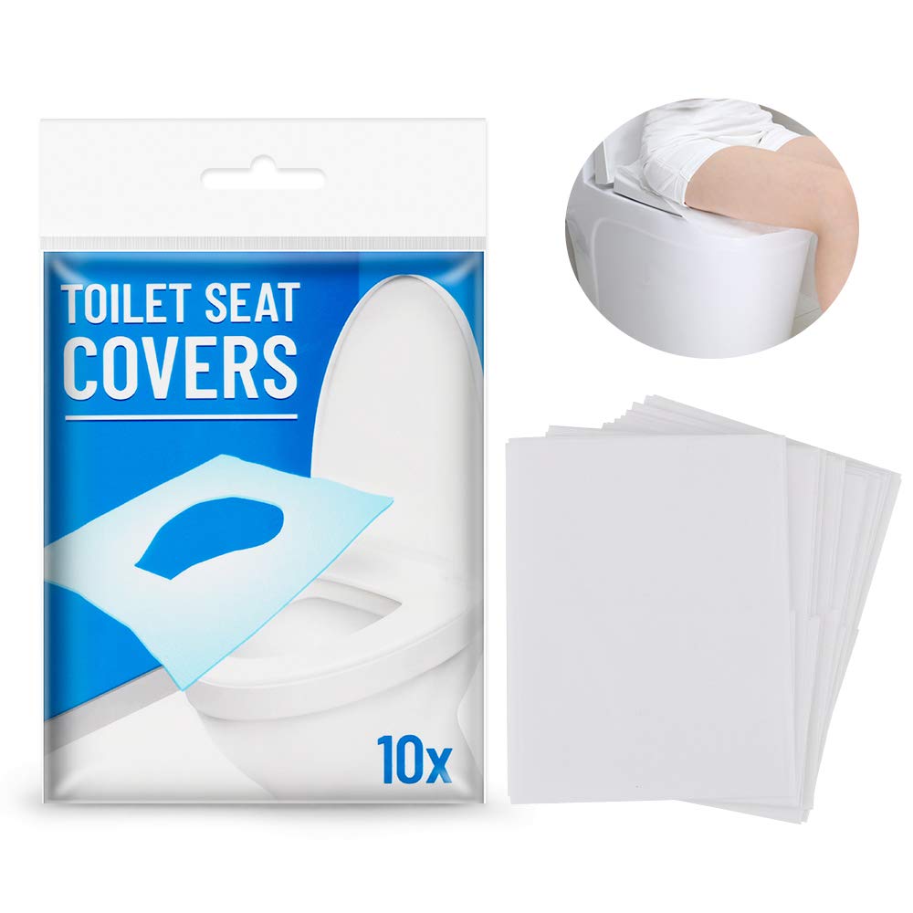 Disposable Toilet Seat Covers, 50PCS Hygienic Flushable Toilet Seat