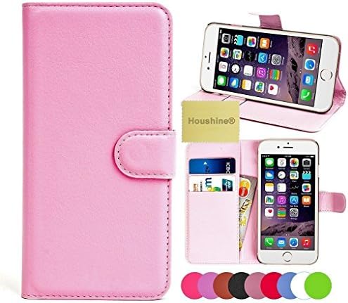 J1 Ace Case, Houshine Premium Folio Wallet Stand PU Leather Case with cash/card holder for Samsung Galaxy J1 Ace Case, pink