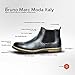Bruno Marc Men's Philly-2 Black Leather Lined Chelsea Dress Ankle Boots - 8.5 M US