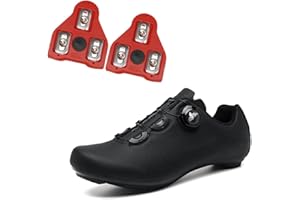 Mens Cycling Shoes with Cleat Set Compatible Peloton Bike SPD Delta Cleats Indoor Cycling Shoes for Men Road Cycle Shoes