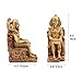 Anxyuan Pharaoh Statue Aquarium Decoration, Exotic Environments Fish Tank Fountain Ornament with Caves for Hiding, Available to Linking to Oxygen Pump, 4.1