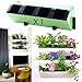 Self Watering Wall Planter by My Easygro | Indoor or Outdoor Living Wall Vertical Hanging Planter | Urban Garden Herbs Flowers Vegetables | Stand Wall or Balcony Mounted | (Green)thumb 3