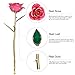 DEFAITH Real Rose 24K Gold Dipped, Forever Gifts for Her Valentine's Day Anniversary Wedding and Proposal - Pink with Stand