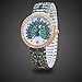 joyliveCY Women Steel Watch Vintage Casual Watch Skull Peacock Owl Watch Female Dress Wristwatch