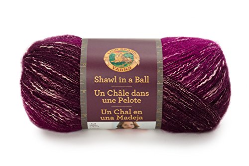 Lion Brand Yarn 828-200 Shawl in a Ball Yarn, Community Coral