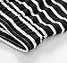 Latuza Women's Cotton Striped Pajama Shorts M Black