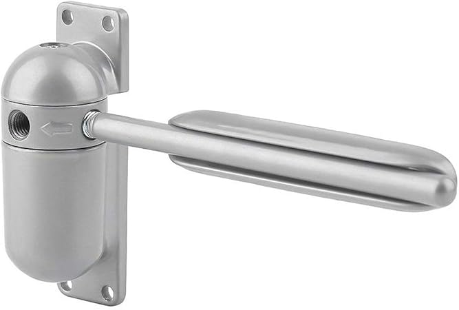 2 Pezzi Chiudiporta Automatico A Molla Regolabile - Montaggio Senza Foratura Per Porte Interni E Cancelli - Foto 8