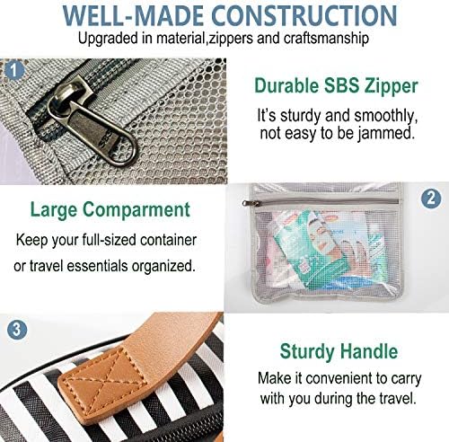 Toiletry Bag,WDLHQC Travel Hanging Makeup Bag,Waterproof Large Cosmetic Make up Organizer for Travel Accessories Kit,Bathroom Shower,Gifts for Her/Women,Men 3 Toiletry Bag,WDLHQC Travel Hanging Makeup Bag,Waterproof Large Cosmetic Make up Organizer for Travel Accessories Kit,Bathroom Shower,Gifts for Her/Women,Men