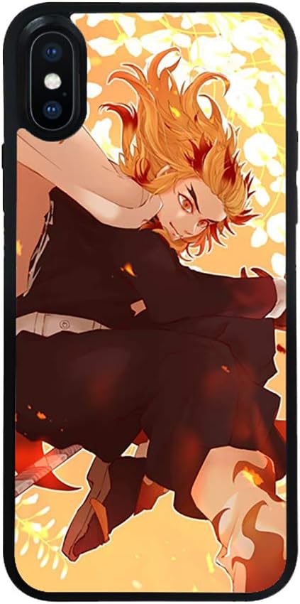 LVJF Demon Slayer Kimetsu No Yaiba Rengoku Kyoujurou Iphone Phone Case,japanese Anime Iphone Case-iphone 11 Pro Max 6.5inch