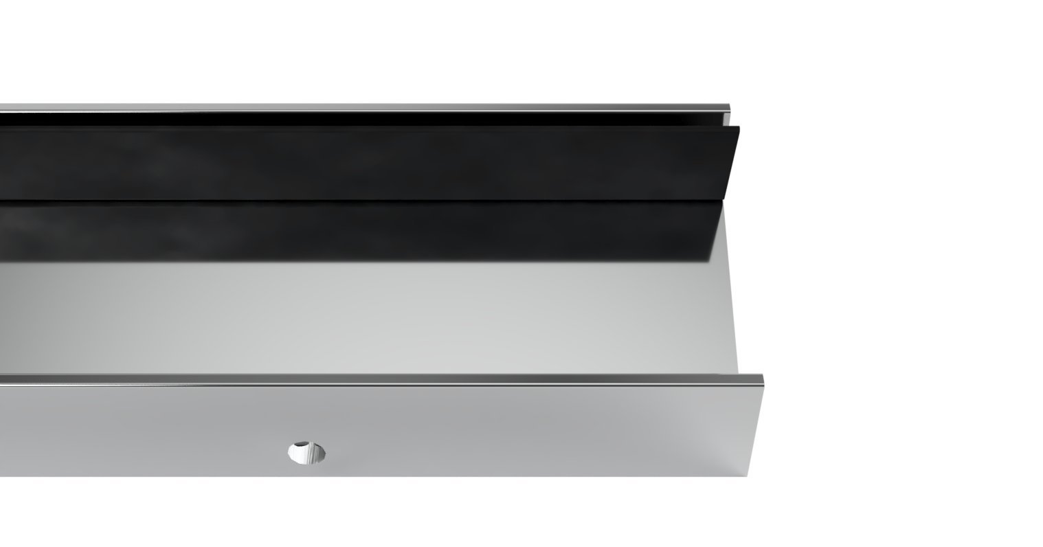 STORMGUARD 04SR0061828A Outward Opening Door Threshold Sill, Aluminium, 1828 mm