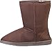 DAWGS Womens 9 Inch Faux Shearling Microfiber Vegan Winter Boots