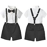 Toddler Boy Gentleman Outfit Infant Tuxedo Outfits Baby Boys Clothes for Baptism