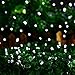 Joomer Solar Christmas Lights 72ft 200 LED 8 Modes Solar String Lights Waterproof Solar Fairy Lights for Christmas Decorations (White)