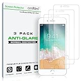 iPhone 8 Plus, 7 Plus Screen Protector, amFilm Premium Anti-Glare/Anti-Fingerprint (Matte) Screen Protector for iPhone 8 Plus 7 Plus 5.5 inch 5.5