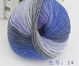 1 ball 100% wool yarns luxury quality fancy iceland thick Hand knitting for yarn knited Melange yarn Worsted Cashmere Wool Yarn (02)