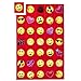 Hallmark Valentines Day Cards and Mailbox for Kids School Classroom Exchange, Emoticons (1 Box, 32 Valentine Cards, 35 Stickers, 1 Teacher Card)
