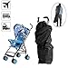 Koogel Stroller Travel Bag,45 x 15.5 inch Black Travel Gate Check Bag for Umbrella Strollers Protection