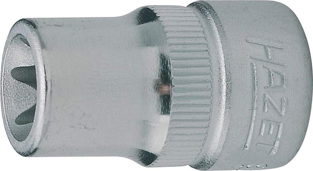 HAZET 880-E10 28 mm E 10 Torx Profile Socket - Chrome-Plated/Polished