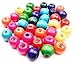 All In One Mixed Color Painted Round Wood Spacer Beads for DIY Project (10mm 60gram/200pcs)