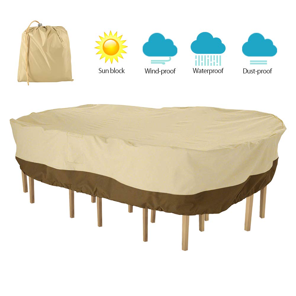 Best 6 Chair Patio Set Cover Rectangular