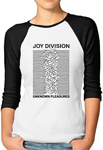 Women's Joy Division Unknown Pleasures Ian Curtis Summer Casual 3/4 Sleeve Raglan Tee