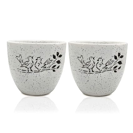 Invert Fragrances Plant Holder/Planter-Cotton Cord- Handmade Washable Durable Plant Hanger-Flower Hanging Indoor Outdoor Pack of 2 (White)