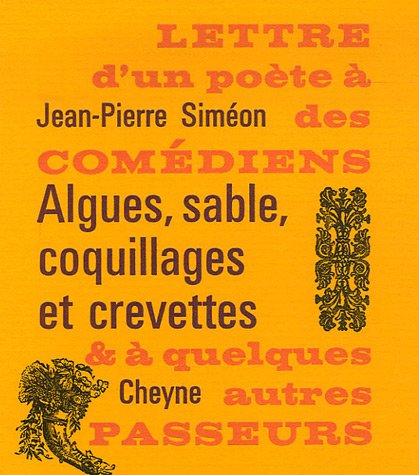 lettre d'un poète à des comédiens et à quelques autres passeurs (2e édition) by (Paperback)