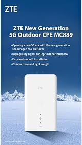 ZTE MC889 Outdoor 5G Router with T3000 WiFi 6 Router view 4