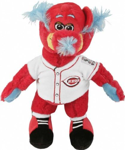 Amazon Com Cincinnati Reds 8 Plush Mascot Gapper Sports Related Collectibles Sports Outdoors