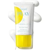Supergoop! PLAY Mineral Lotion - 1 fl oz - Broad Spectrum SPF 50 Sunscreen for Face & Body - Lightweight, Fast Absorbing + Water-Resistant - With Green Algae