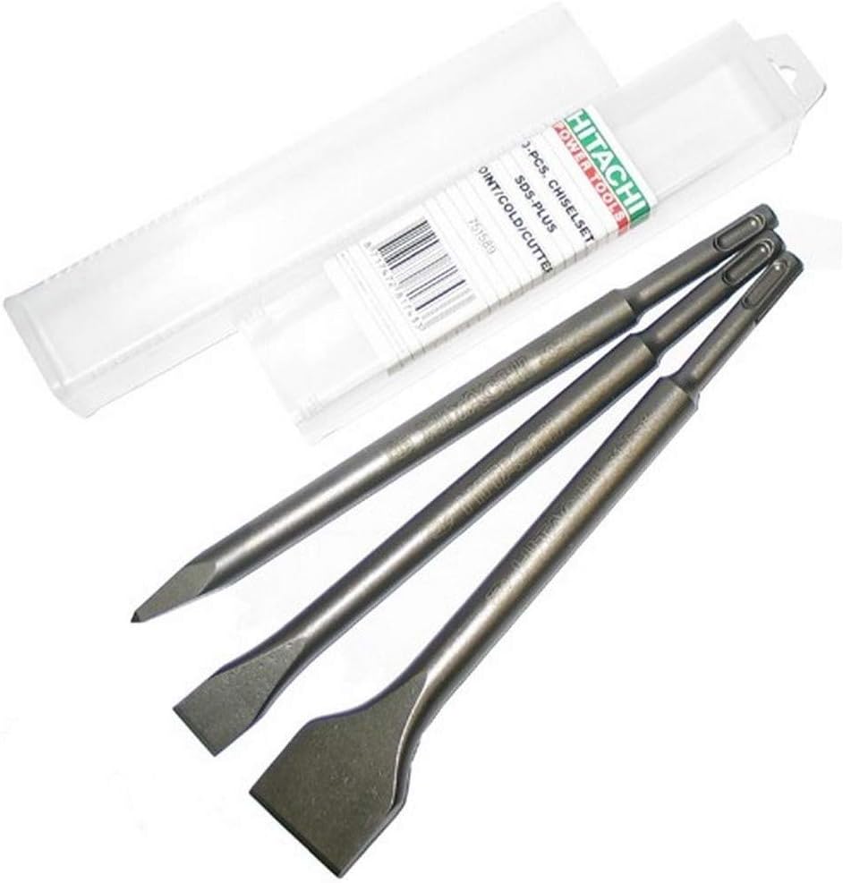Hitachi - 751589 - Set SDS- Chisel 20 / 40mm x 250mm, Steel