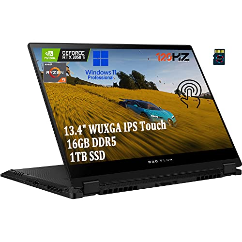 ASUS ROG Flow X13 Gaming 2-in-1 Laptop WUXGA 120Hz 500nits IPS  Touchscreen AMD 8-Core Ryzen 6900HS