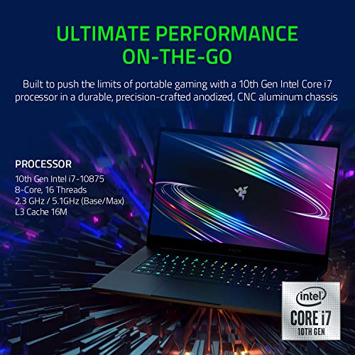 Razer Blade 15 Advanced Gaming Laptop 2020: Intel Core i7-10875H 8-Core, NVIDIA GeForce RTX 2080 SUPER Max-Q, 15.6” 4K… - Image 3