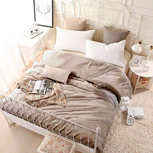 YEMYHOM 100 Cotton Removable Duvet Covers for Weighted Blankets Inner